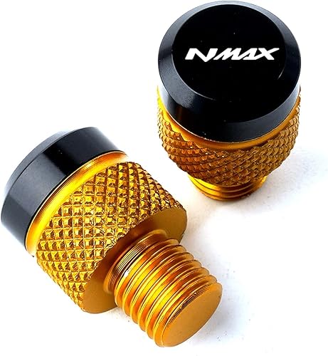 Miniatura 6 de TENREV LCCDZ Compatible with Yamaha Xmax 300 250 400 Xmax300 Xmax250 XMAX400 NMAX 155 125 Motorcycle CNC Accessorie M10*1.25 Mirror Hole Plug Screw