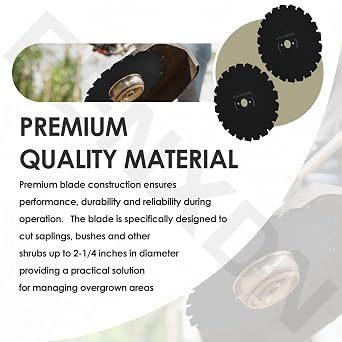 2 Pack 99944200131 Brushcutter Blade for Echo Trimmers