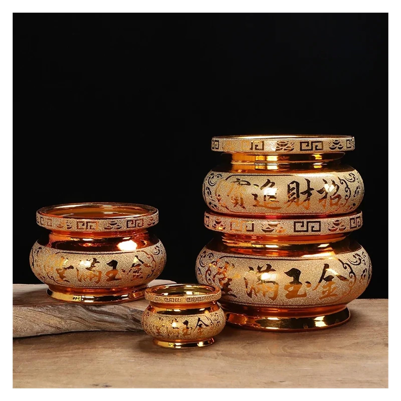 Porta Incienso Quemador de Incienso de cerámica Quemador de Incienso de salón ancestral del hogar Utensilios de Buda Decoración Artesanal Zen Feng Shui Dormitorio salón despacho(A4 9inches)