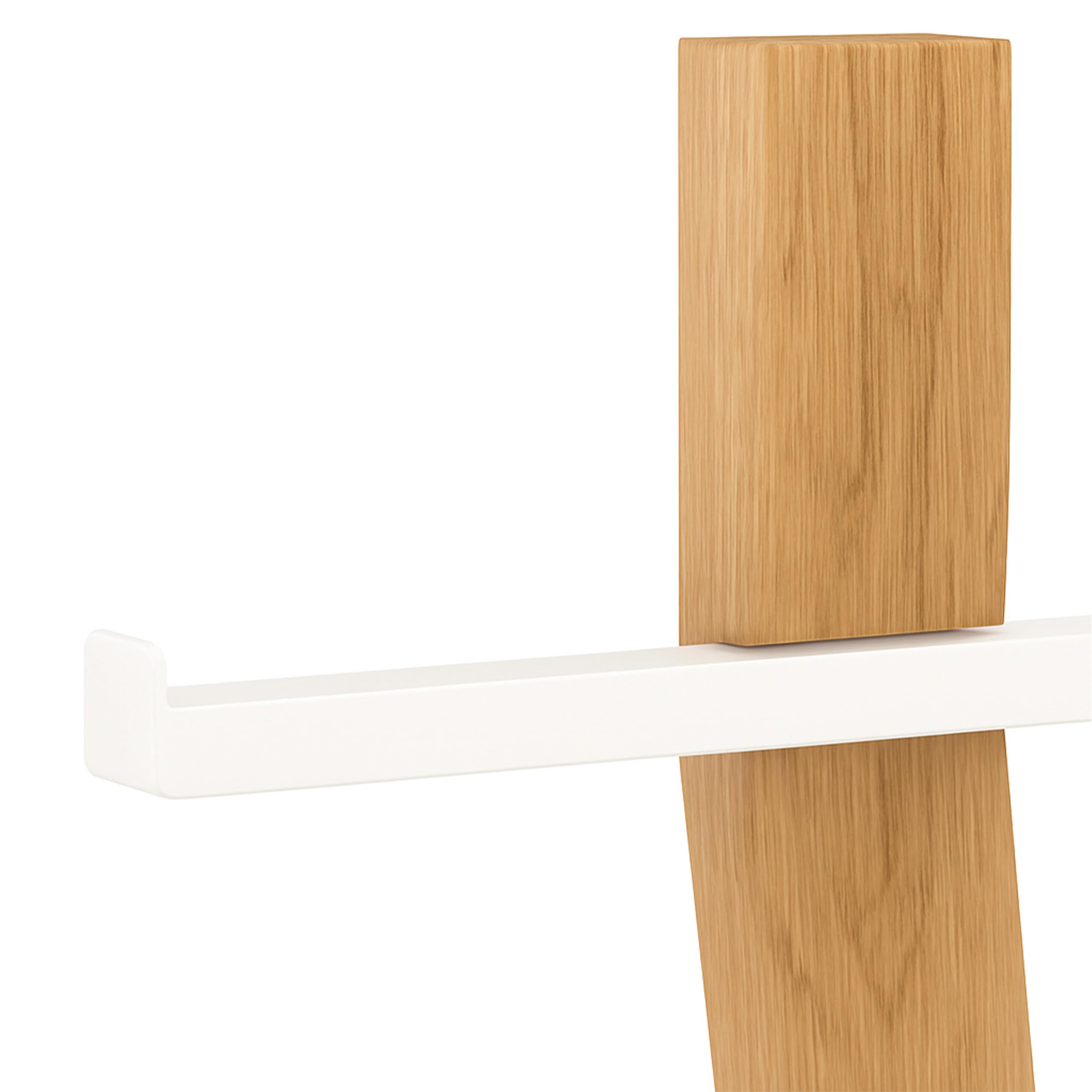 Relaxdays Piantana Portarotolo e Portascopino da Bagno, Rotolo Carta Igienica, HLP: 78,5x23x18 cm, Legno e Ferro, Bianco