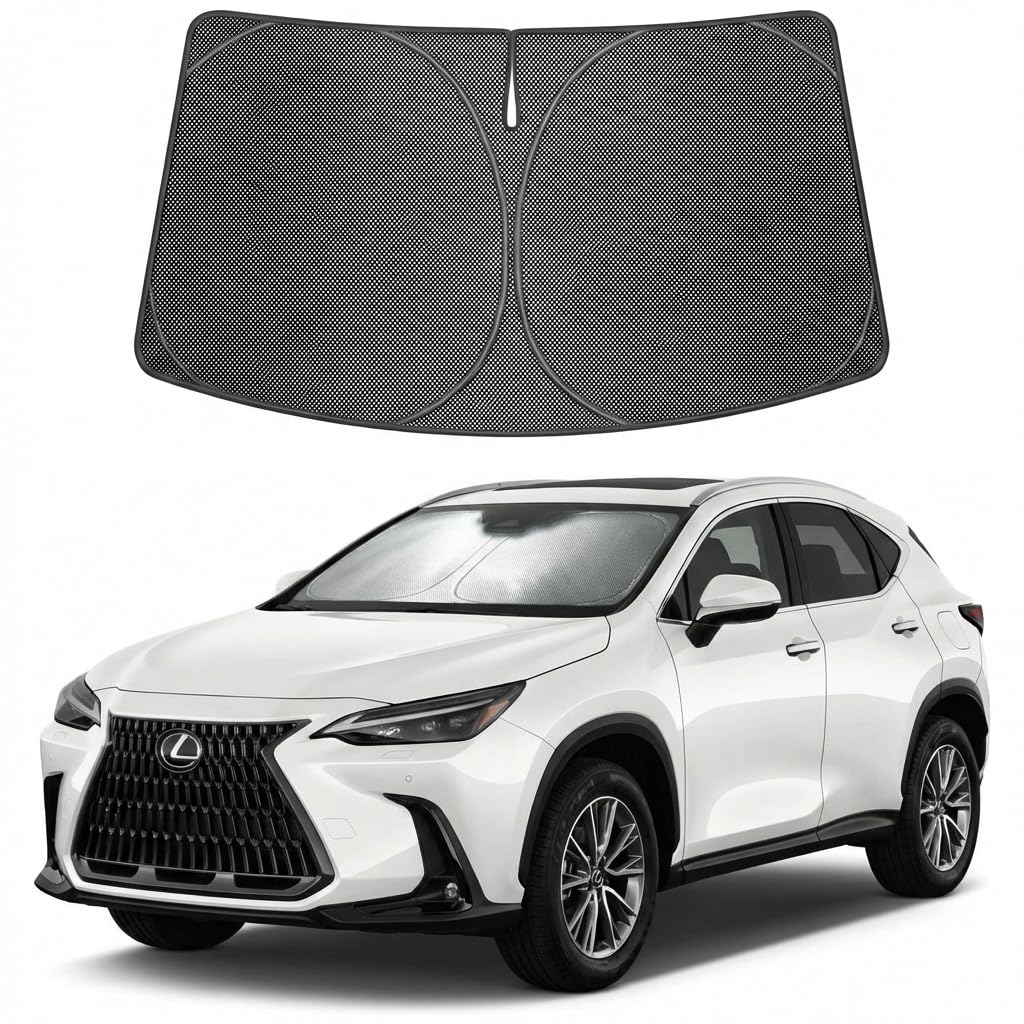 Proadsy Custom Fit 2022-2026 Lexus NX Windshield Sun Shade, Blocks Heat