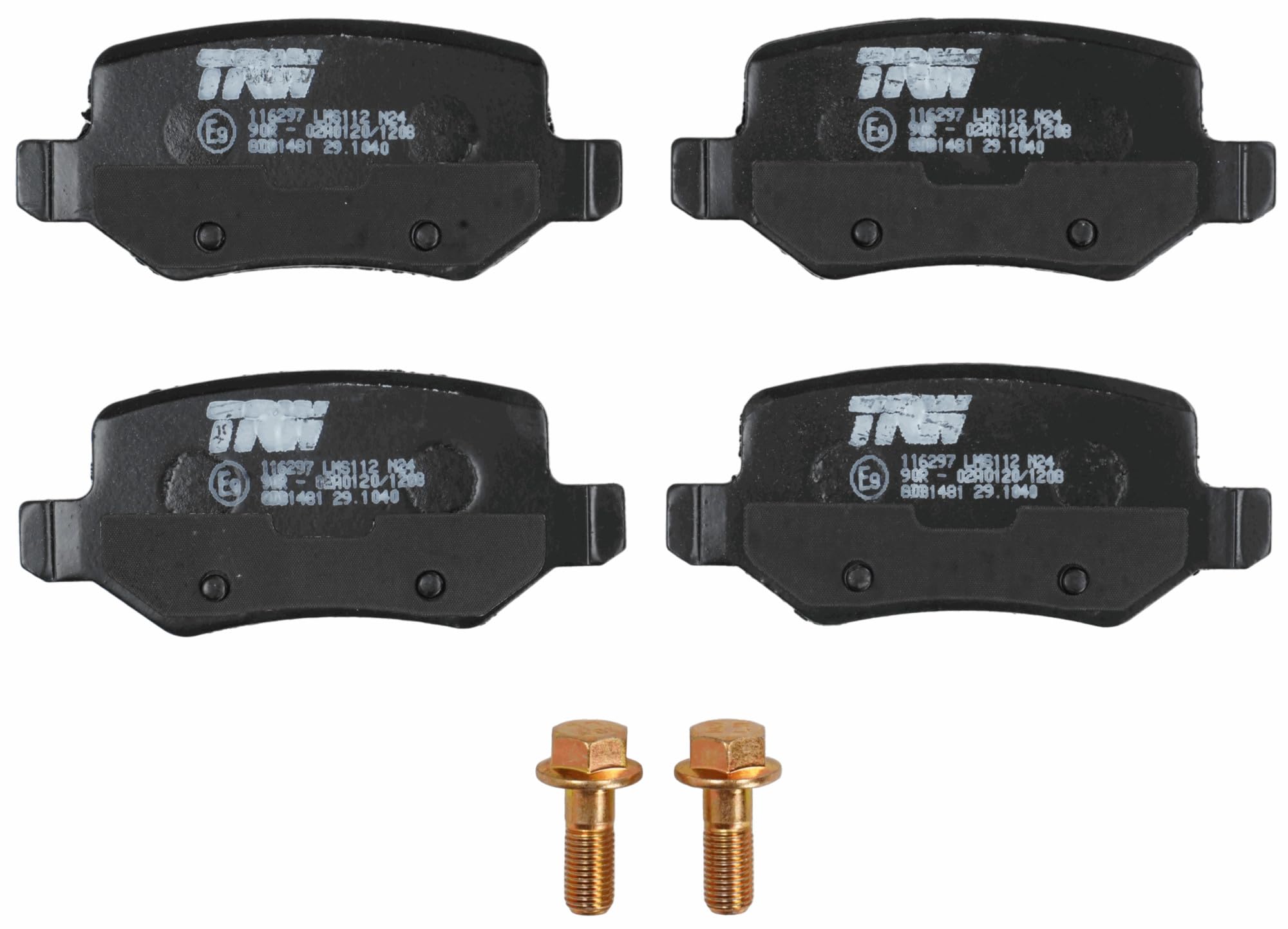 TRW Fren Balatası Arka Mercedes-Benz A Serisi A 160 97-04, A 190 99-04, A 210 01-04, A 170 Cdi 01-04, A 160-180-200 Cdi 04-12 GDB1481