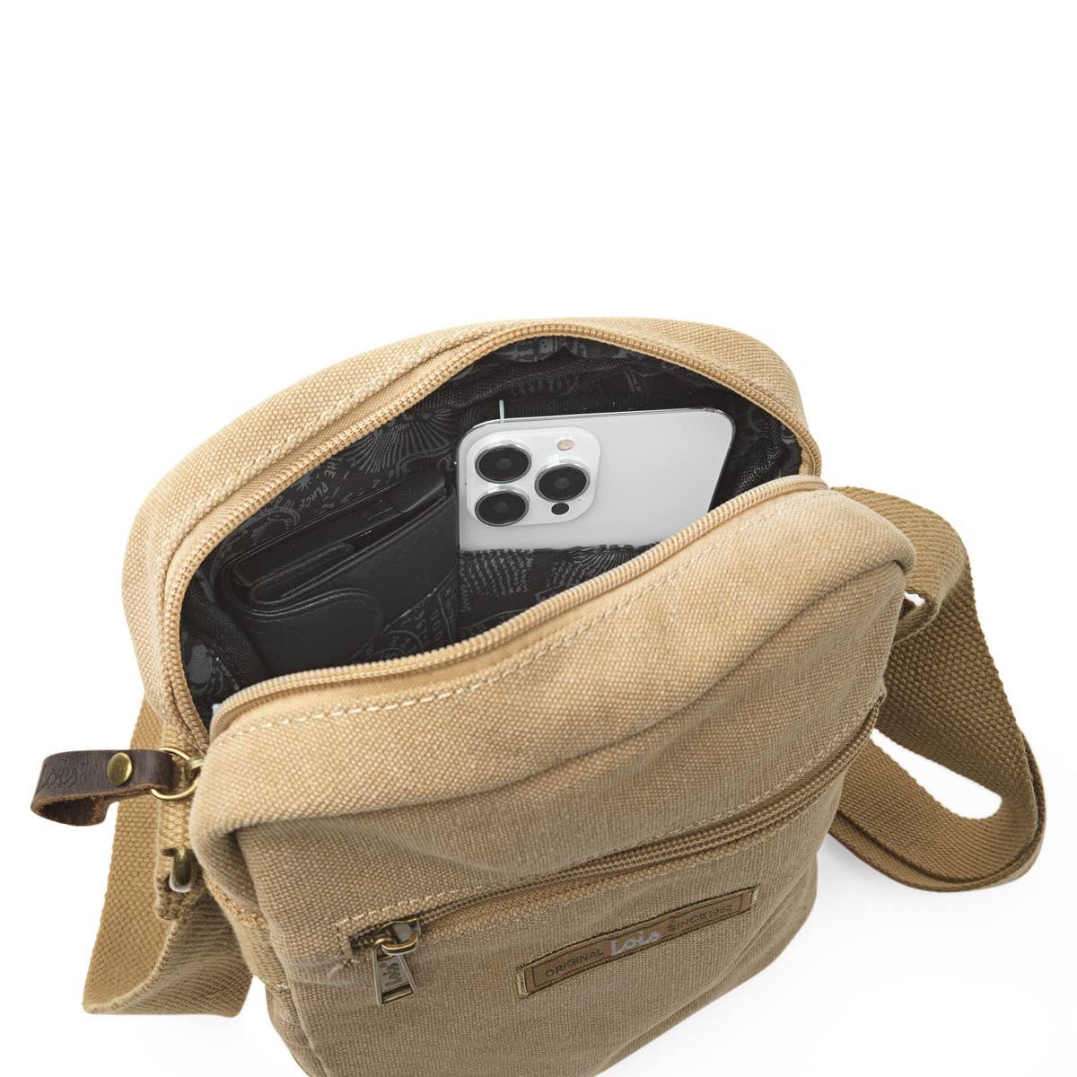 Lois - Bolso Hombre elegante y funcional Bolsitos Para Hombre resistentes y modernos Bolsos Para Hombre estilo casual, ideales para el día a día