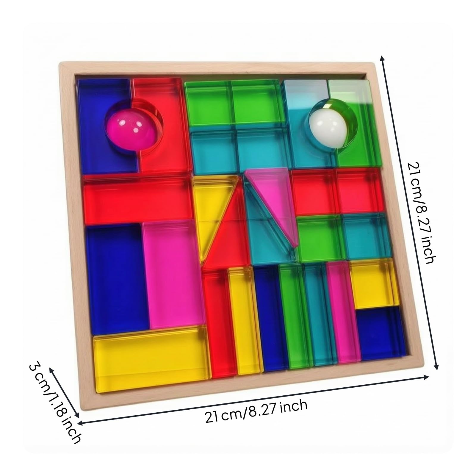 Tablero con Bloques Multicolor, Style to 1