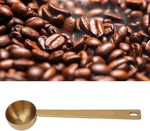 Miniatura 6 de Cuchara medidora de café, cuchara de mango largo de acero inoxidable para café molido, té, harina de azúcar (1.0 fl oz)