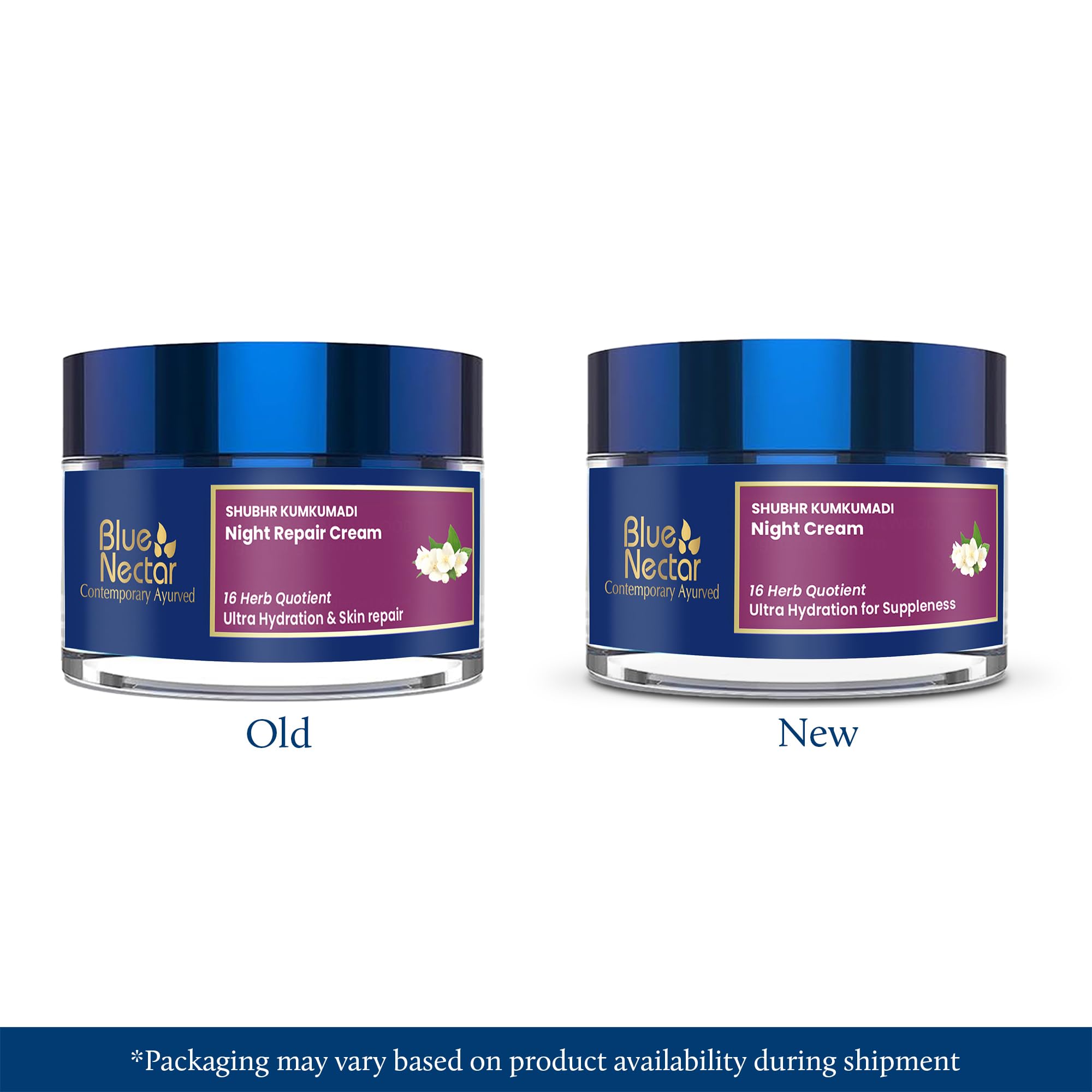 Blue Nectar Kumkumadi - Crema hidratante facial con aceite facial para