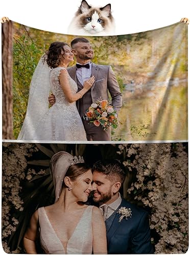 Miniatura 9 de Manta personalizada con imagen, mantas personalizadas con fotos, mantas y mantas personalizadas de Navidad, regalos personalizados para abuela,