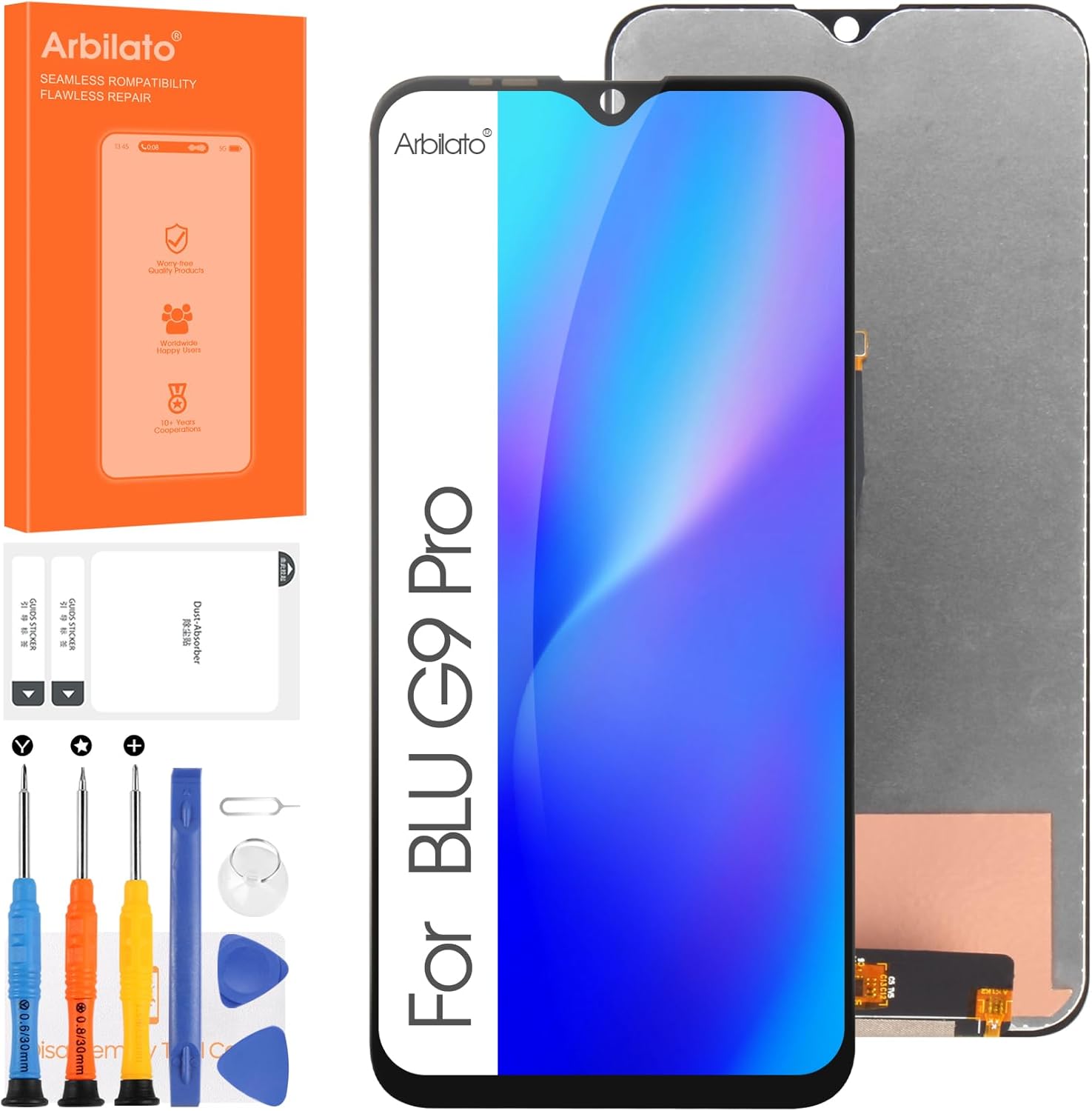 BLU G9 Pro screen replacement kit with tools