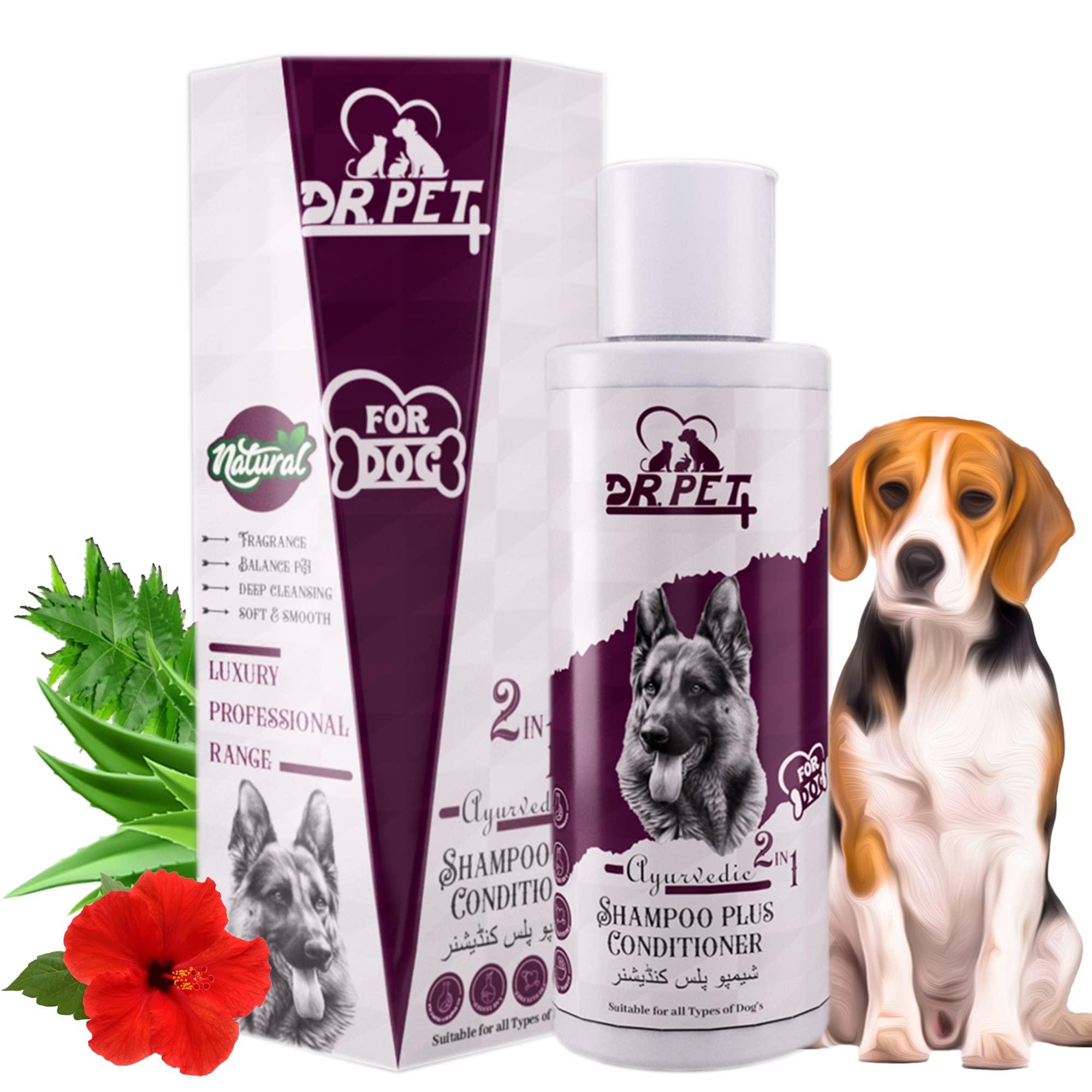 Dr. Pet Plus Ayurvedic 2 in 1 Dog Shampoo Plus Conditioner for Beagle Dog & Puppy | Deeply Cleanse Coat, Softens & Conditions Coat | Eliminates Bad Odor | for All Dog Breed – 100 Ml (B0C4B1J6KF) Amazon Price History, Amazon Price Tracker