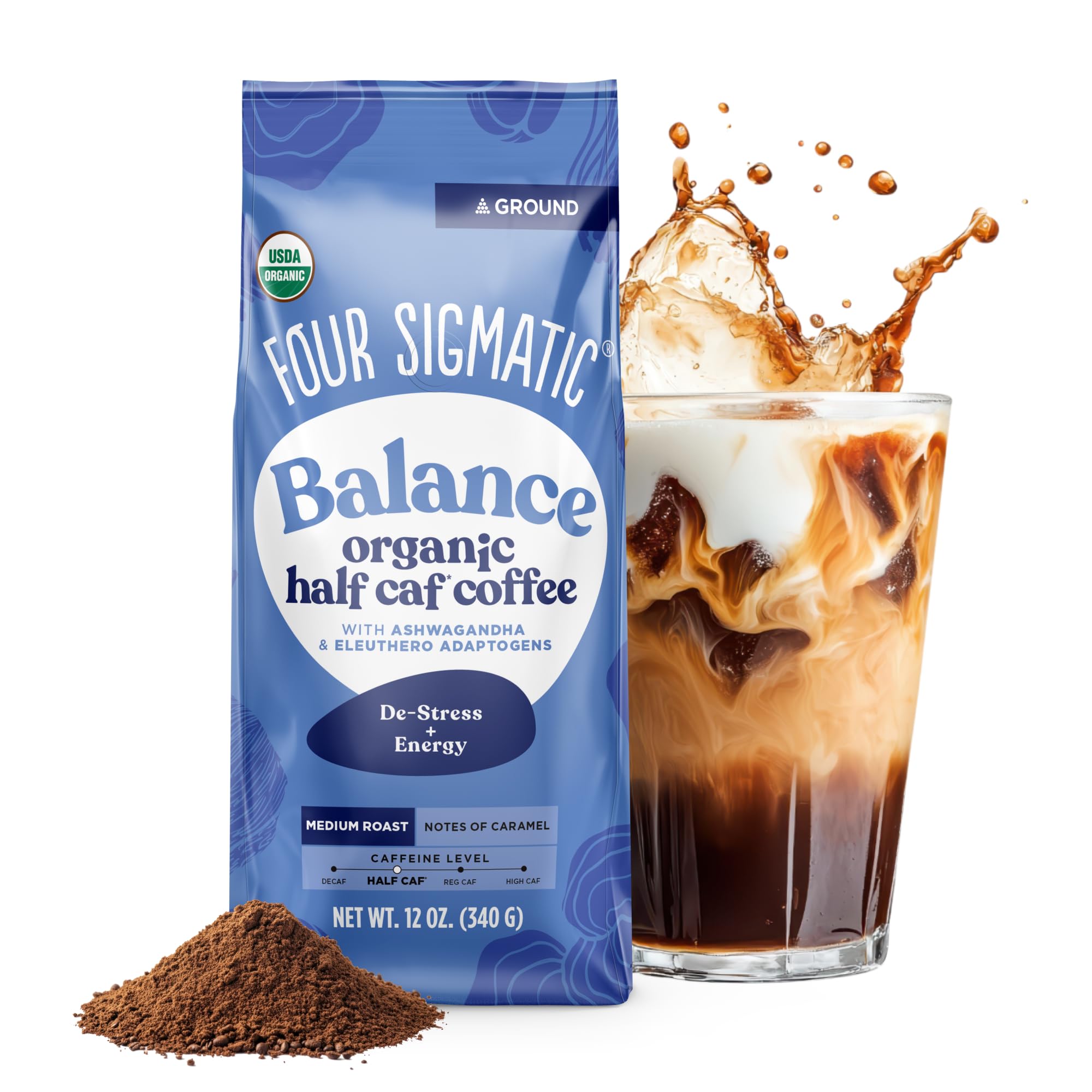 Four Sigmatic Adaptogen Ground Coffee with Ashwagandha 340g