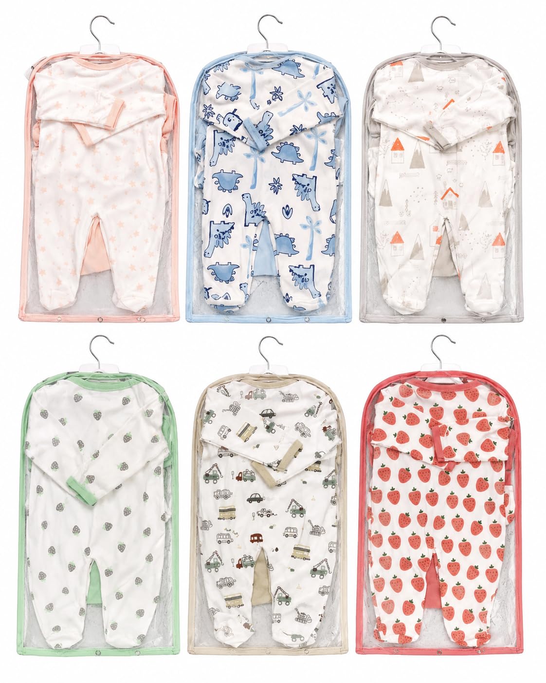 Neo Nate Newborn Baby Unisex Gift Set, Soft Cotton, 6 Piece Gift Set (Any Color) | 100% cotton ,Breathable Material-image-37