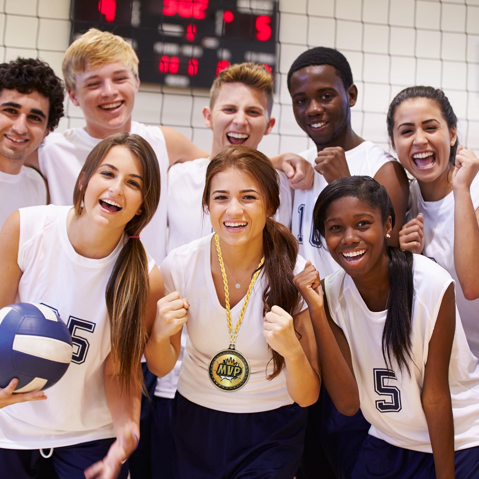 MVP Champion Halskette - Gold Medaille Für Sport Auszeichnungen & Preise