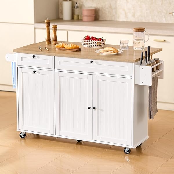 Functional Drop Leaf Kitchen Island