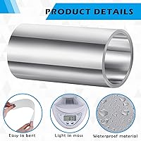 Vista 2 de Zonon Rollo de aluminio intermitente de 14 pulgadas x 20 pies para techo intermitente resistente a la intemperie, paneles de metal para sellar