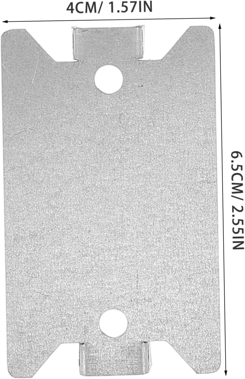 50pcs Nail Plate Wire Plant Protector Cable Plates Connect Cable Strap Electric Pack