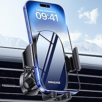 Vista 17 de Miracase Upgraded-2nd Generation Universal Phone Holders for Your Car, Hands Free Air Vent Car Phone Holder Mount Compatible with iPhone