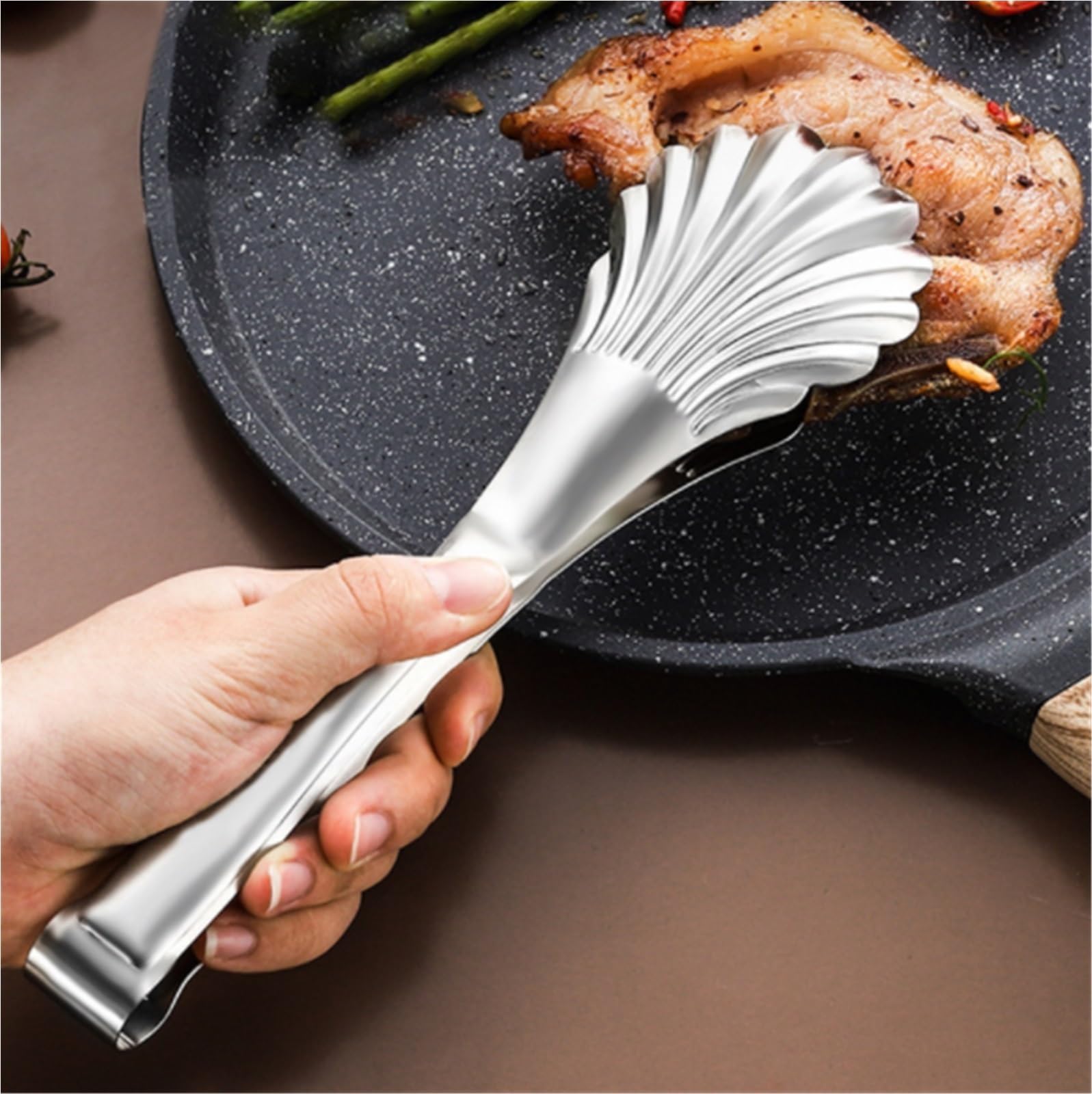 MRKU Pinzas para cocinar, Utensilios para ensaladas, Aptos para ensaladas, filetes, bufés y Utensilios para freír.