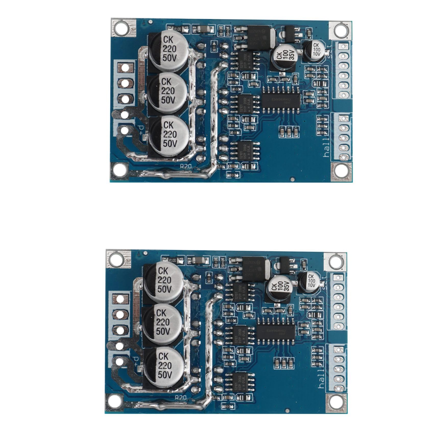 Jnchdghwa As Shown 2X Dc 12V-36V 500W Pwm Dc Brushless Motor Controller With Hall Motor Automotive Balanced Bldc Car Driver Control Board