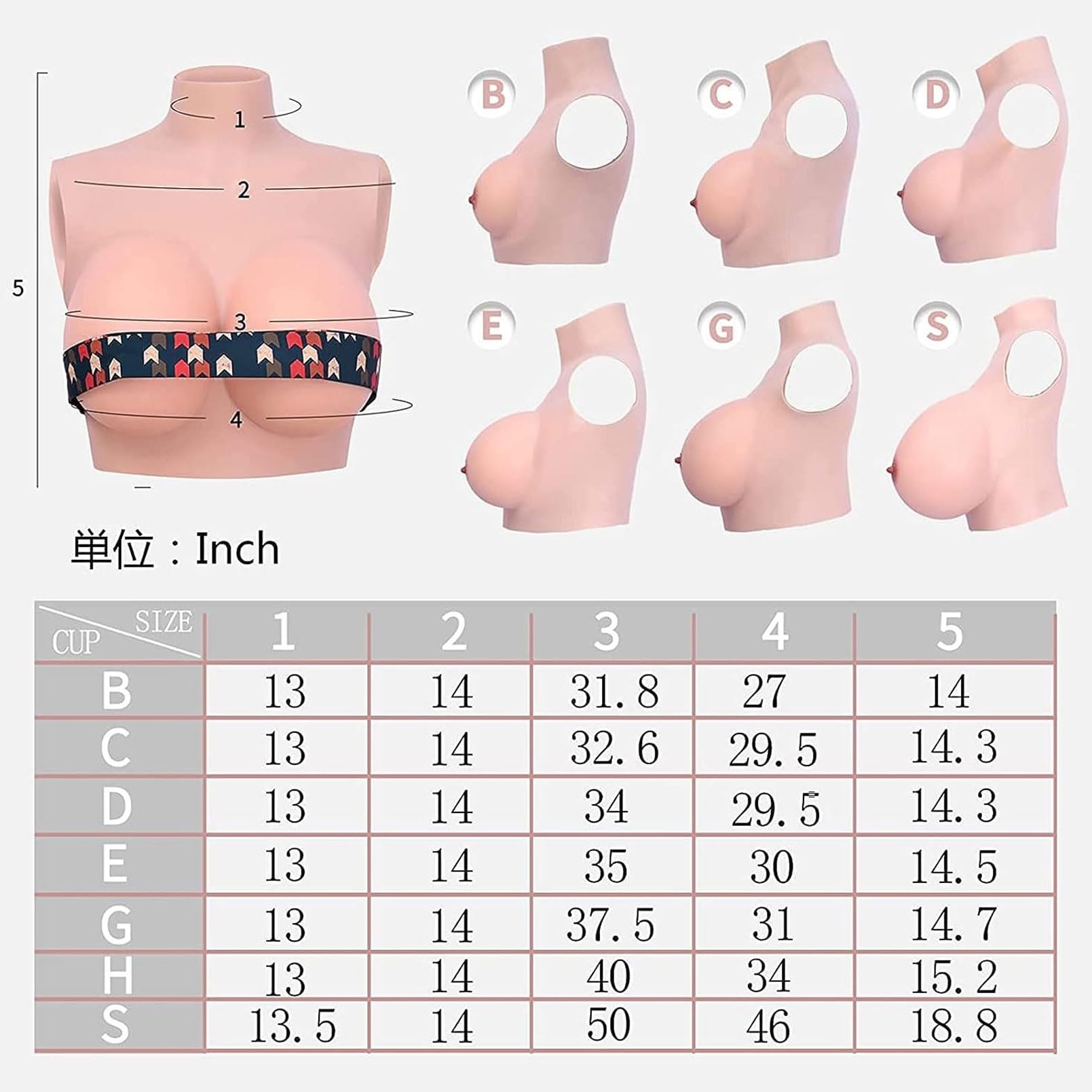 Amazon.co.jp: シリコンバスト シリコーン充填 K カップ 美乳 おっぱい