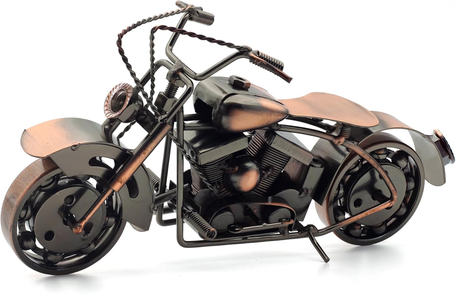 Vintage Motorcycle Figurine, Metal Motorcycle Gifts for Men