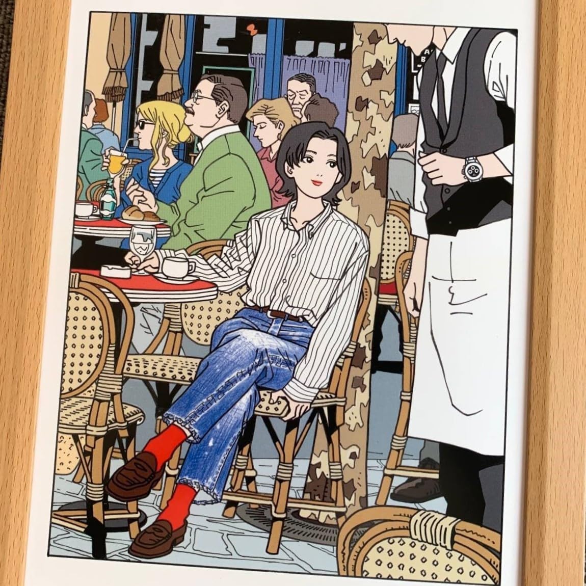 【user_b83b054d様用】江口寿史氏特大B2サイズポスター額装品2種類 user_b83b054d様用】江口寿史氏特大B2サイズポスター額装品2種類