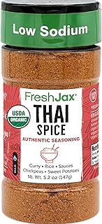 FreshJax Organic Thai Spice Powder – 5.2 oz Plant‑Based Seasoning ...