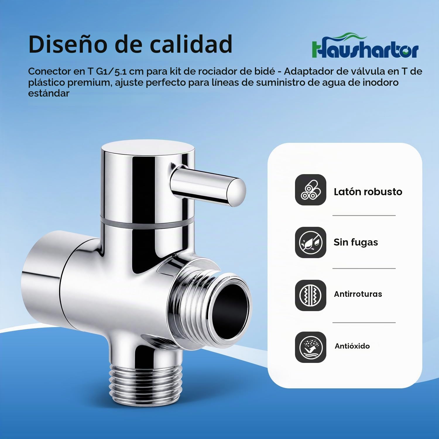 Duchas Higienicas Para WC, Grifo de Bidet con Manguera 1.5m, Sustituto Utilizado en El Baño, para Mascotas, La Higiene Personal con Adaptador G1/2,G3/8