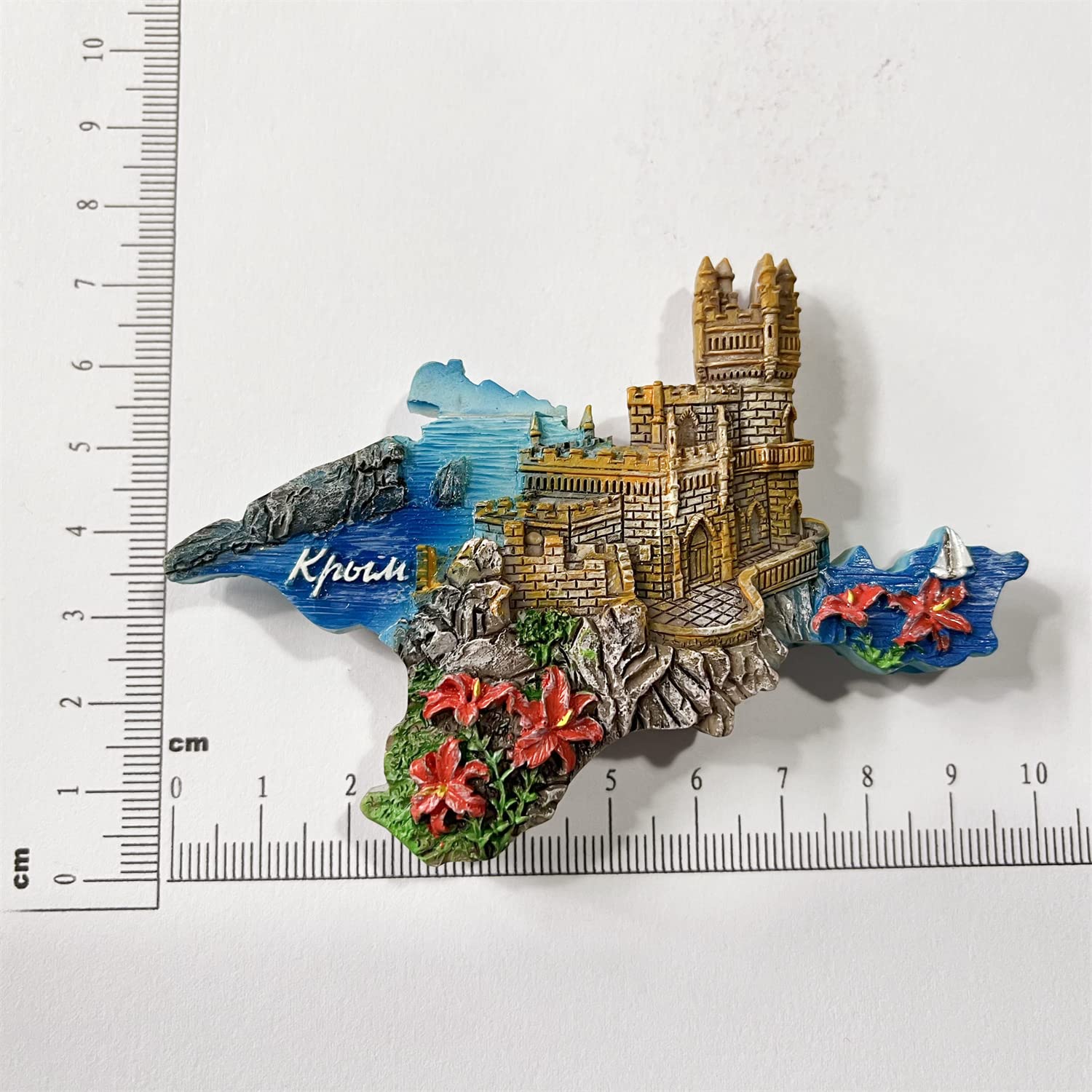 Verona Italy - Calamita da frigorifero in 3D con souvenir in 3D, fatta a mano, decorazione per casa e cucina, collezione Verona