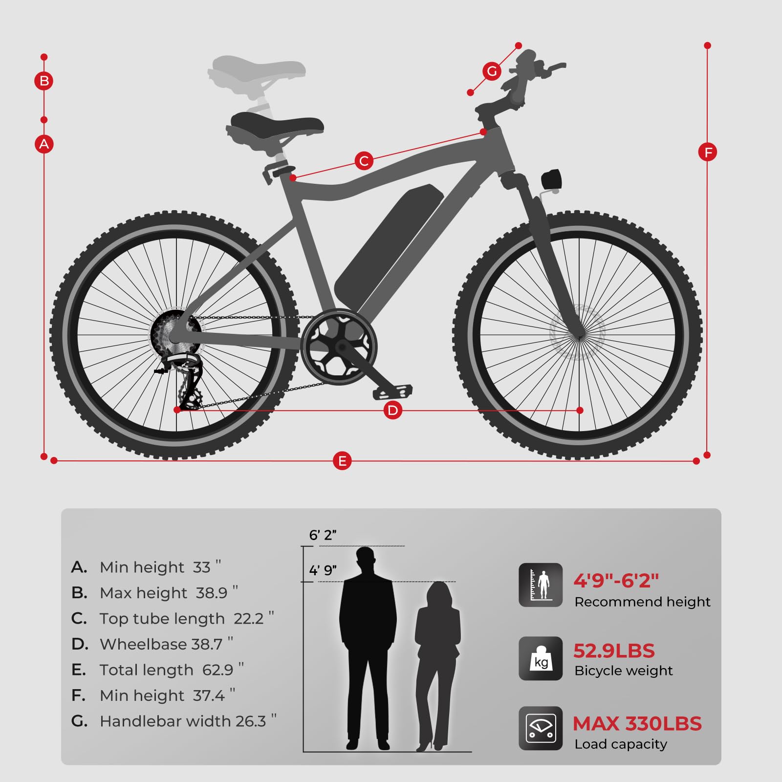 SAMEBIKE Bicicleta Eléctrica 24" eBike para Commuting con 250W Motor 36V y 13Ah batería extraíble Bicicleta eléctrica Adulto autonomía de 90km Velocidad máxima de 25 km/h E Bike para Viajeros Urbanos