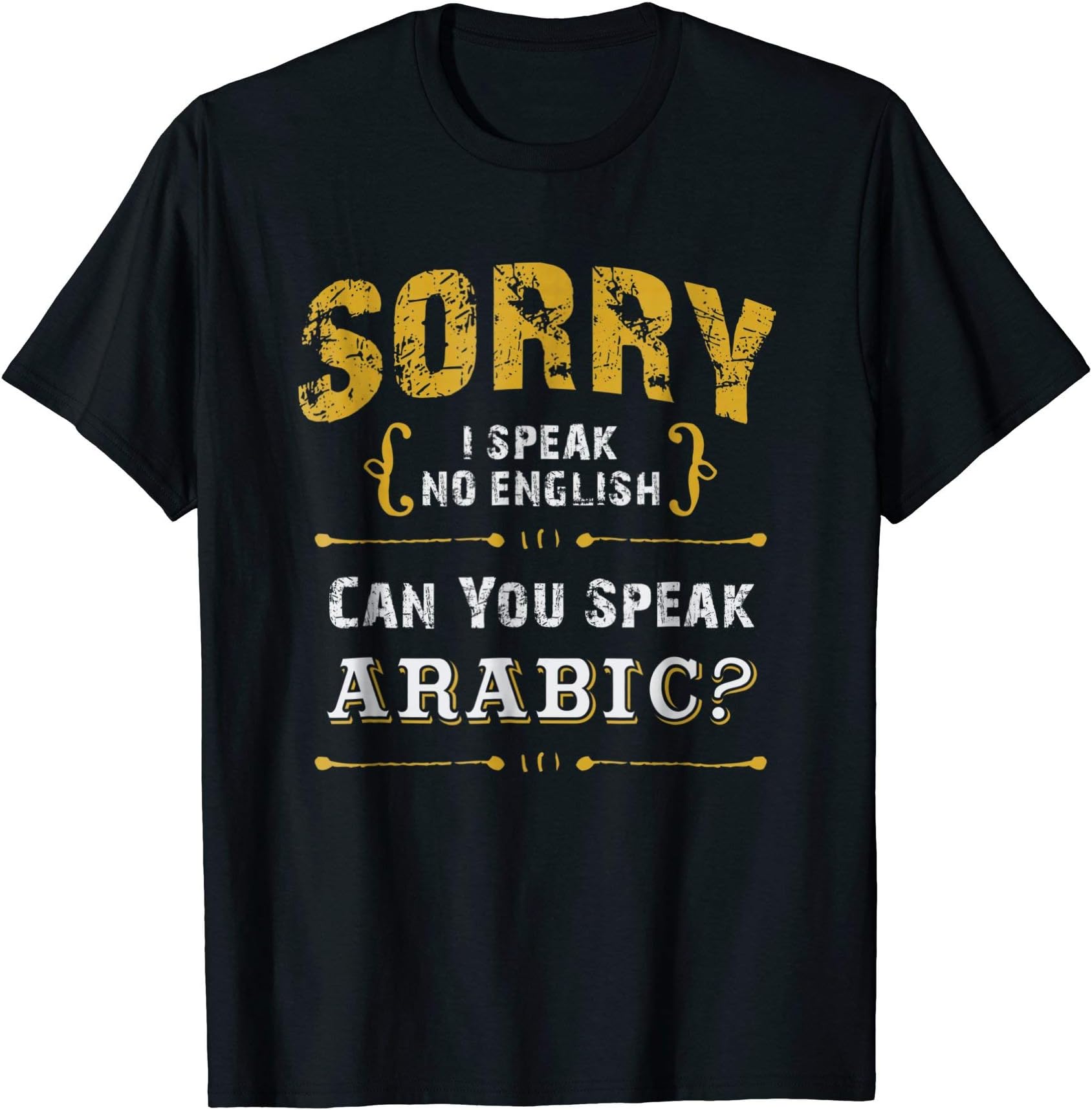 Arab Learning English T Shirt Can You Speak Arabic