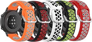 (ONLY for ITouch Air 40mm) Soft Silicone Bands Compatible with iTouch Air 3 40MM/ iTouch Sport/ Sport 3 Smart Watch Wristband, Waterproof Sport Watch Strap Replacement Bracelet for Garmin Fenix 7S pro/Fenix 7S