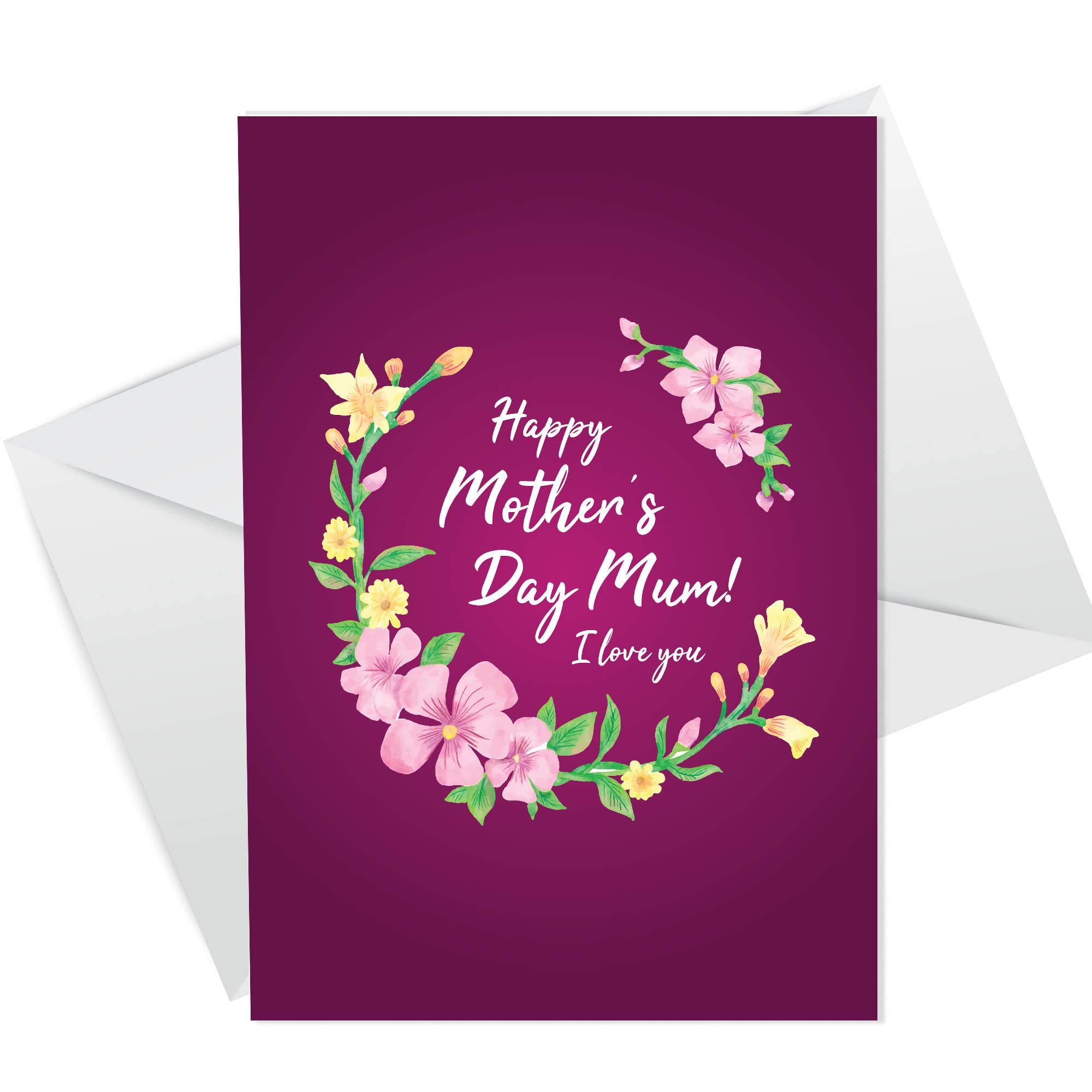 RED OCEAN Happy Mothers Day Mum Card Novelty Mother's Day Card For Mum Mummy Her