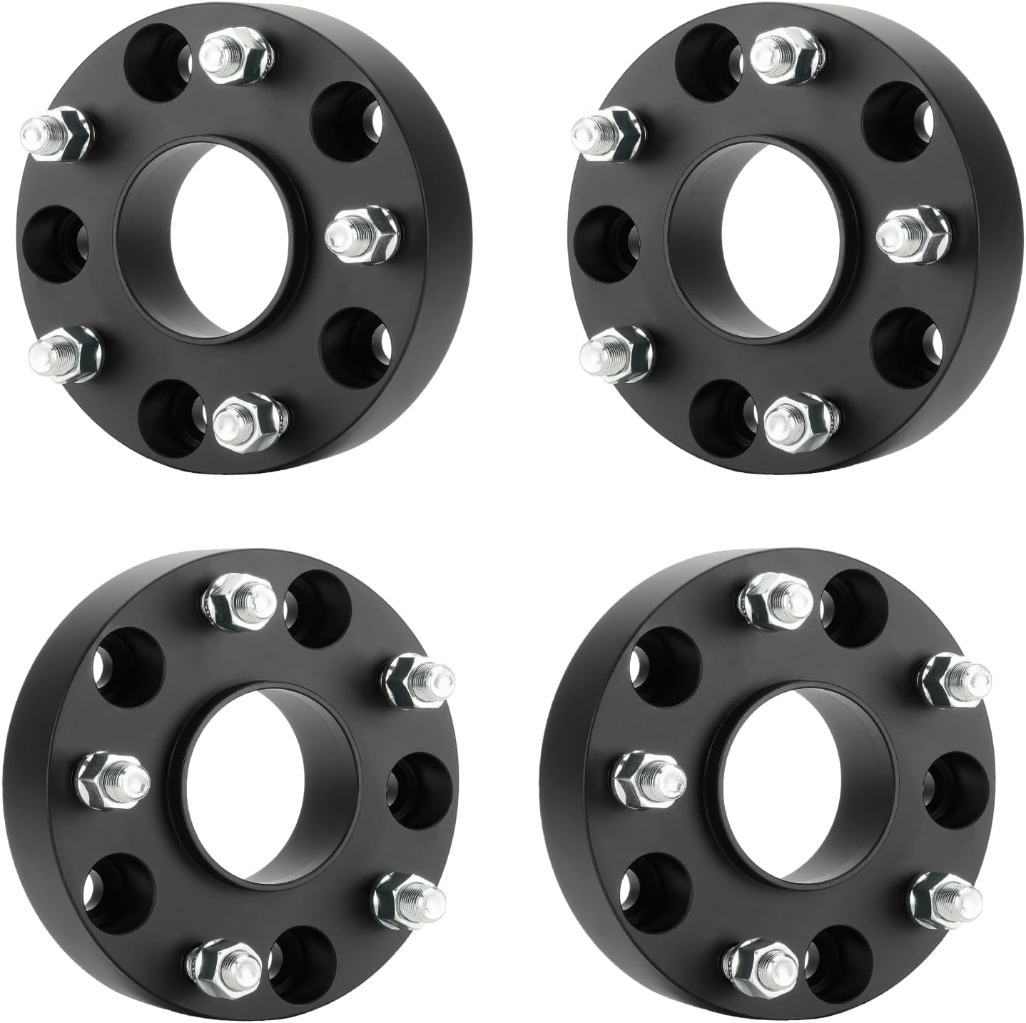 4pcs 5x5.5 Hubcentric Wheel Spacers with 77.8mm Bore for 2002-2010 Do-dge Ram 1500, 2006-2009 Aspen, 2005-2011 Dodge Dakota, 2004-2009 Durango, 9/16-18 Studs 1.5 inch (38.1mm) Thickness 5 Lugs Adapter
