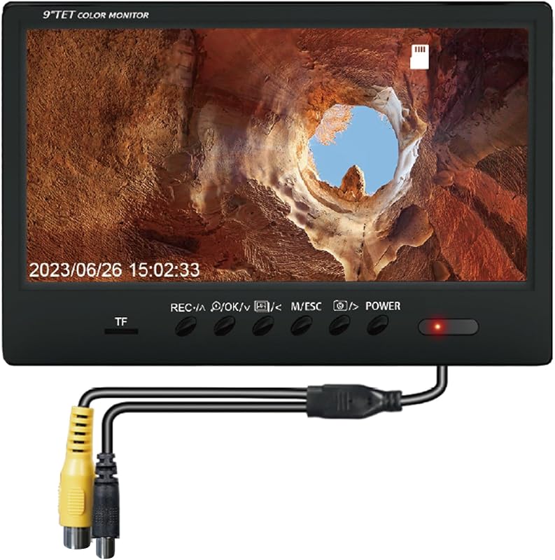 Anysun 9" Replacement Screen for Sewer Camera Mode 9DX23, High-Resolution LCD Screen, Compatible with Anysun HBUDS Pipe Inspection Cameras System-CR110-9DX23