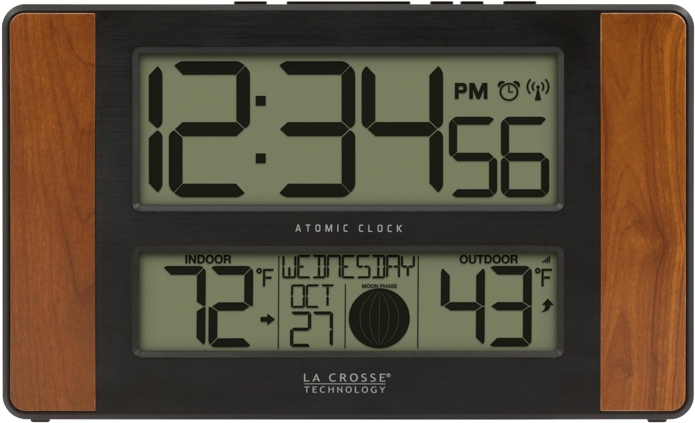 Wall/Table Clock, 6.61-inch x 11.1-inch x 1.14-inch (513-1417CH-INT)