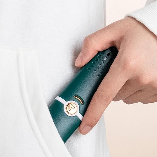 Miniatura 4 de Augenblick Pequeño portátil 2 en 1 cuchillo y pelador de frutas, adecuado para acampar de viaje - verde