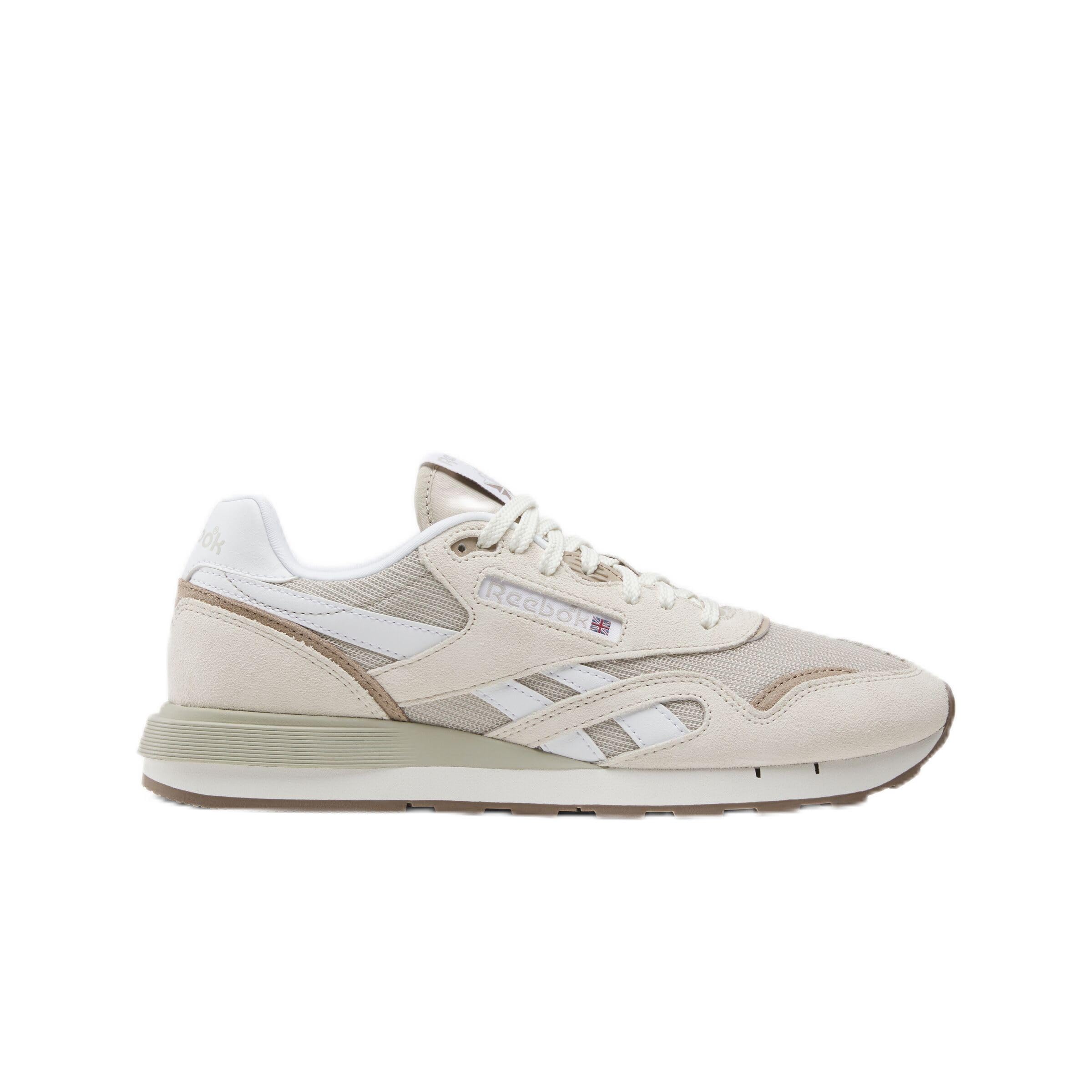 Reebok Unisex Classic Nylon 89 Trainers, Vintage Chalk/Mineral Grey/Chalk, 44.5 EU