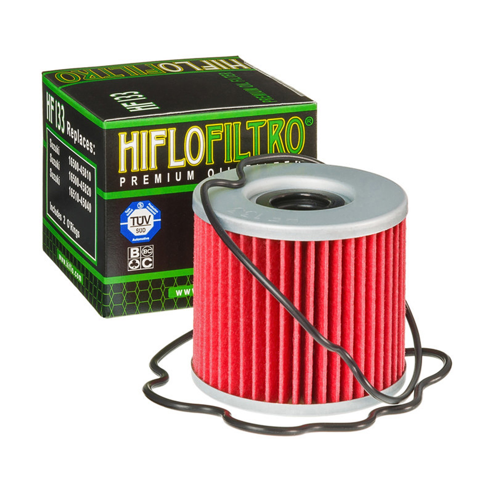 Motul 10W-40 Öl + HiFlo Ölfilter für Suzuki GSF 400 Bandit, 91-95, GK75A GK75B - Ölwechselset inkl. Motoröl, Filter, Dichtring