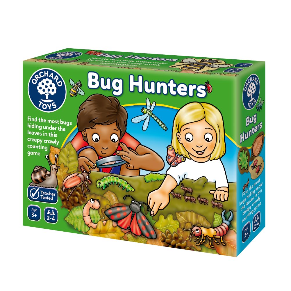 Orchard ToysBug Hunters, A fun nature themed number and counting game, Ideal For Kids Age 3+, Educational, Preschool, 2-4 playersThe Forest Stewardship Council