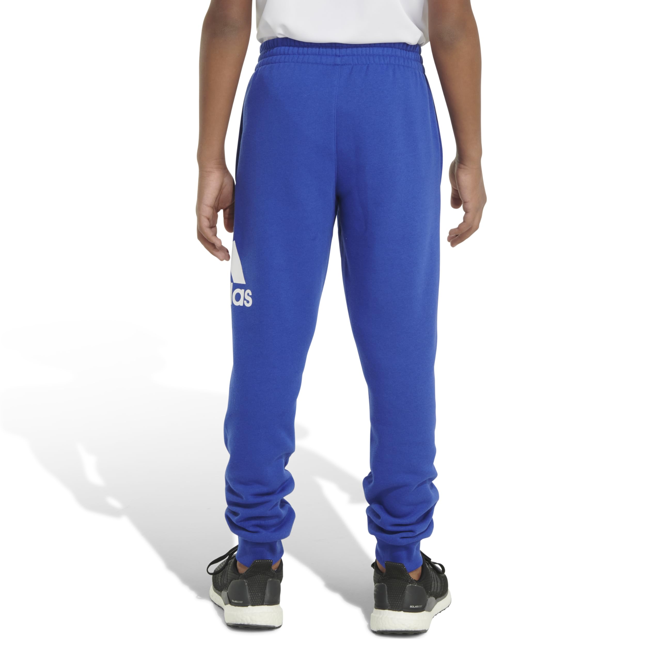 adidas Pantalones de chándal para chicos con cintura elástica