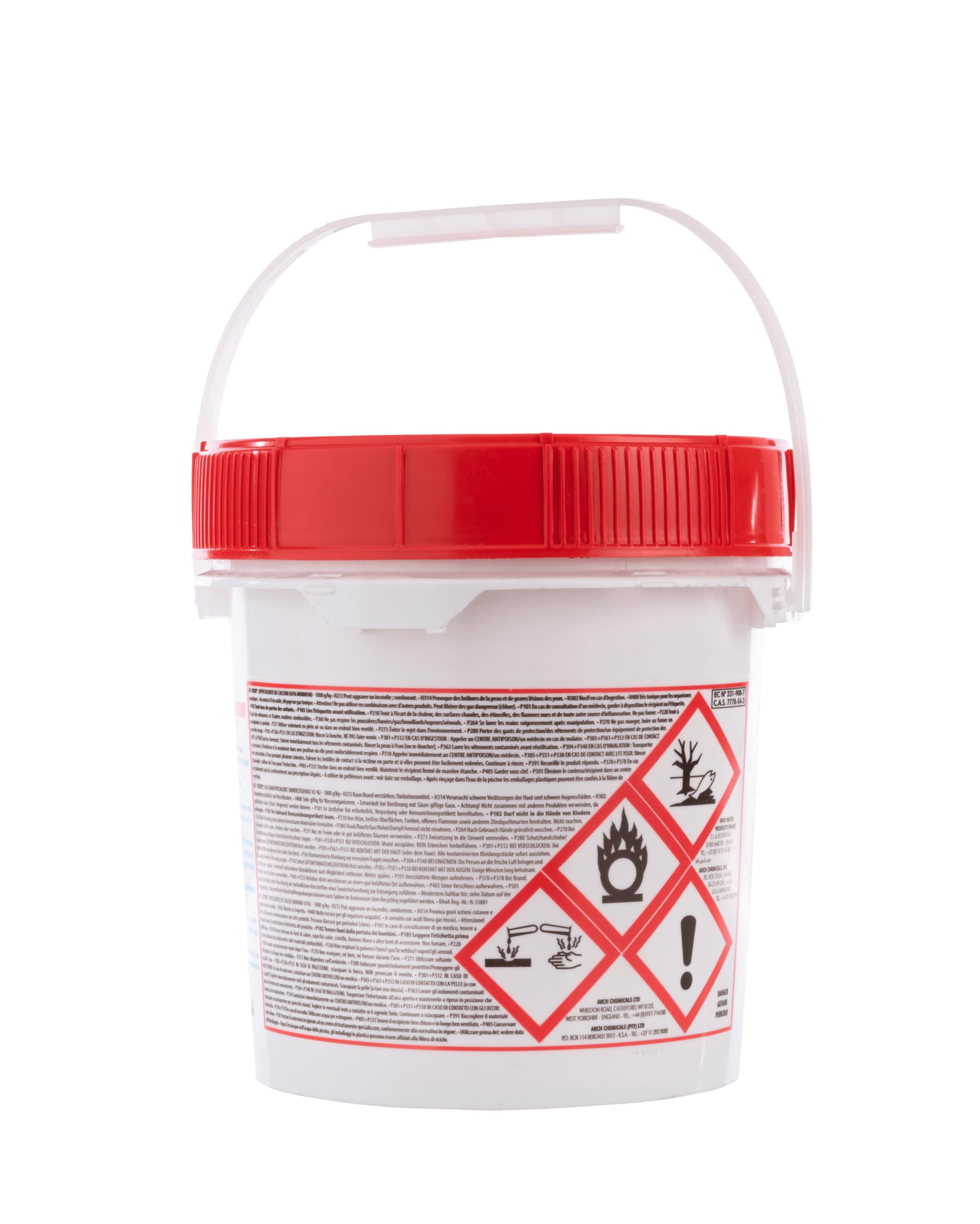HTH - Stick- Hypopchlorite - Chlore 300 gr - Pot de 4,5 Kg