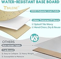 Vista 2 de BALEINE Fabric Storage Bins with Lid, Collapsible Extra Large Storage Boxes Bins Baskets with Divider for Home Organizing (25"x13"x16", Black)