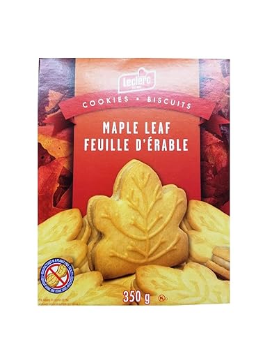 Leclerc Galletas sándwich de crema de hoja de arce, 350 g12.3 oz (enviadas desde Canadá)