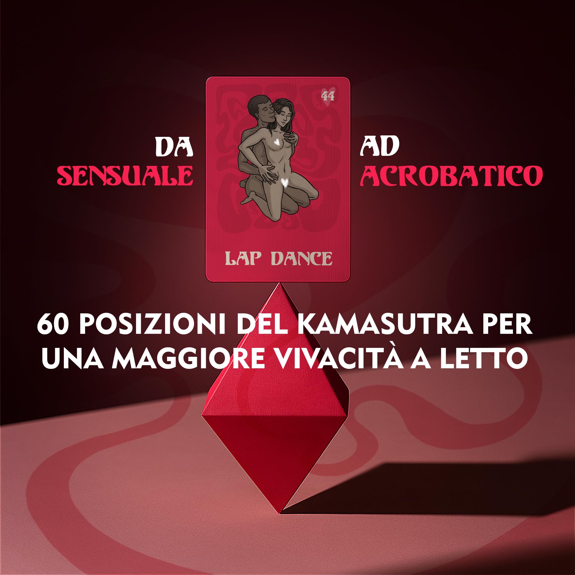 Kamasutra - Giochi Erotiici Coppie, Giochi Erotici Sessuali Hot Per Coppie, Regalo Coppia, Giochi Da Tavolo Sexy, Gioco Erotico Sessuale Hard, Carte Per Adulti Da Letto Hot, Sesso Sex Toys Intimi
