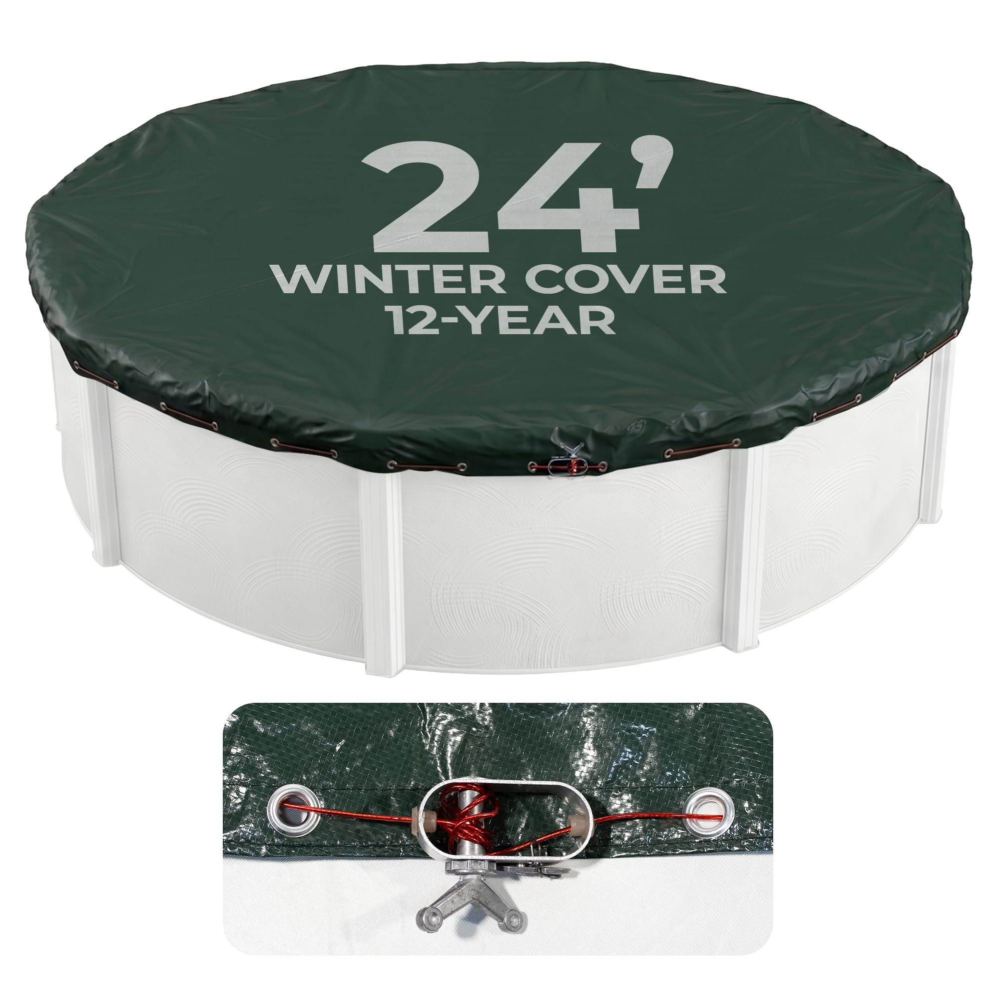 Blue Wave 45?? x 18?? Oval, Blue: Heritage Pools Oval Pool Cover-image-42