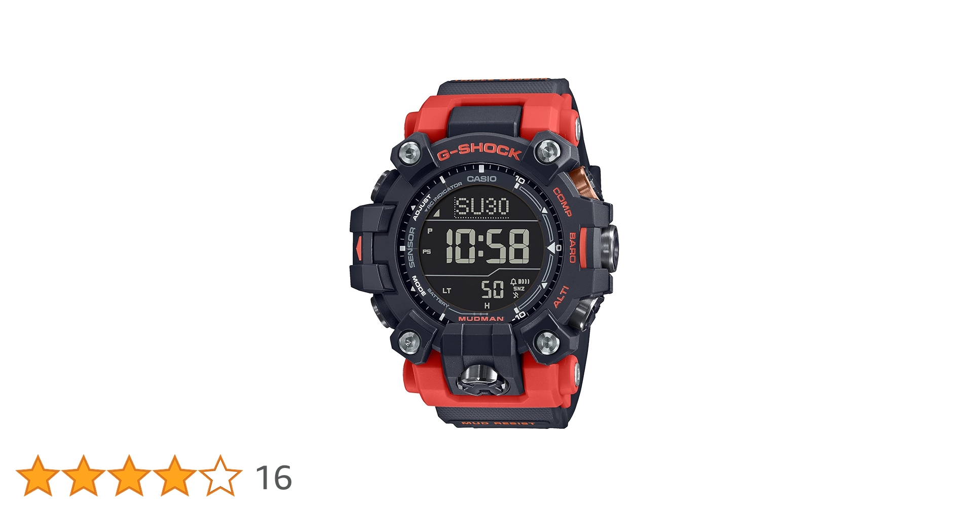 時計 CASIO G-SHOCK GW-9500MRY-1A9JF MUDMAN Buy Casio G-Shock Mudman Men's LCD Dial Digital Watch GW