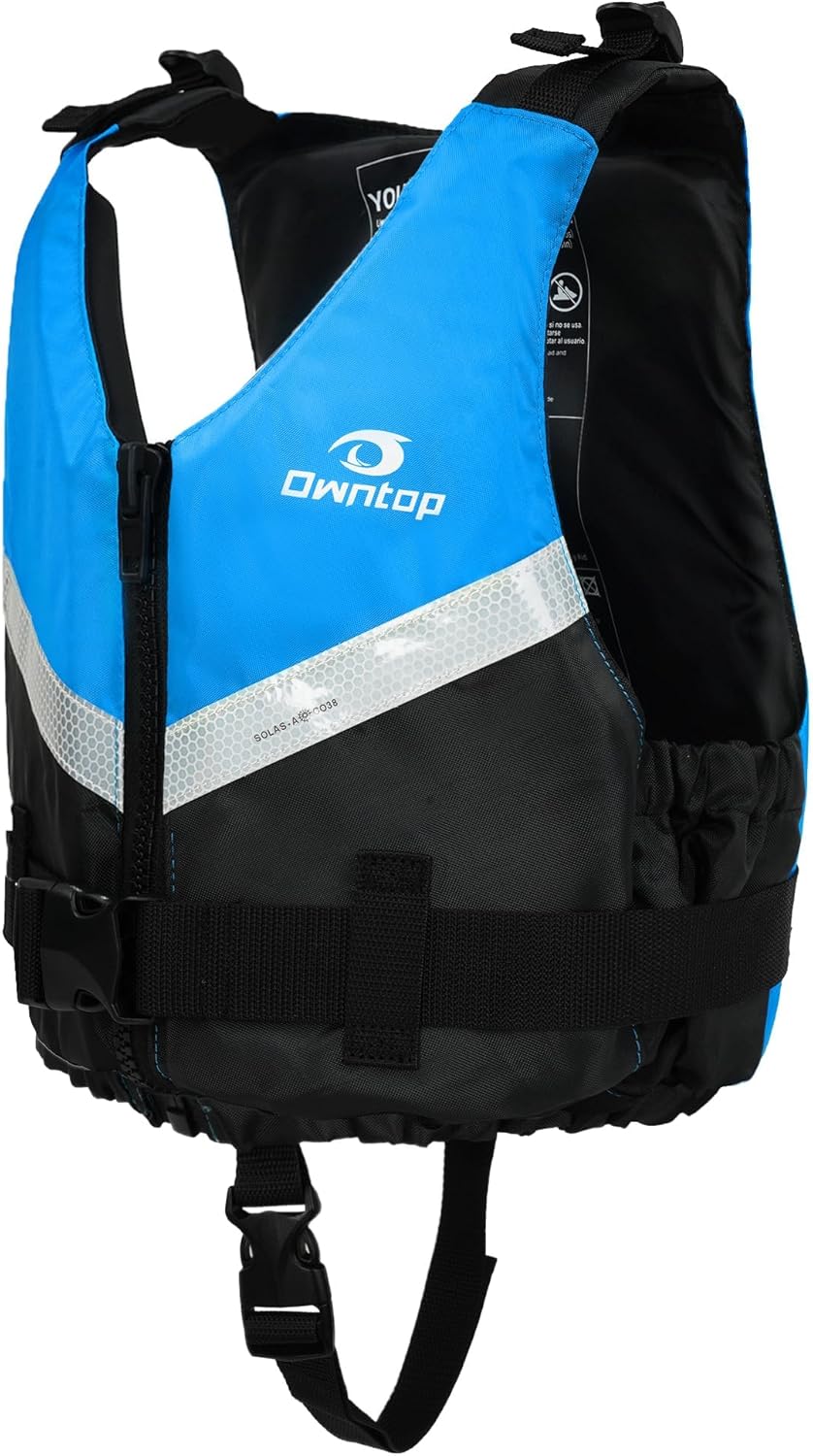 Owntop Swim Jacket Kids Adults | Super-Thin & Lightweight | Comfortable Crotch Strap | Easy-to-spot Colors | Swimming Training, Kayak, Boating