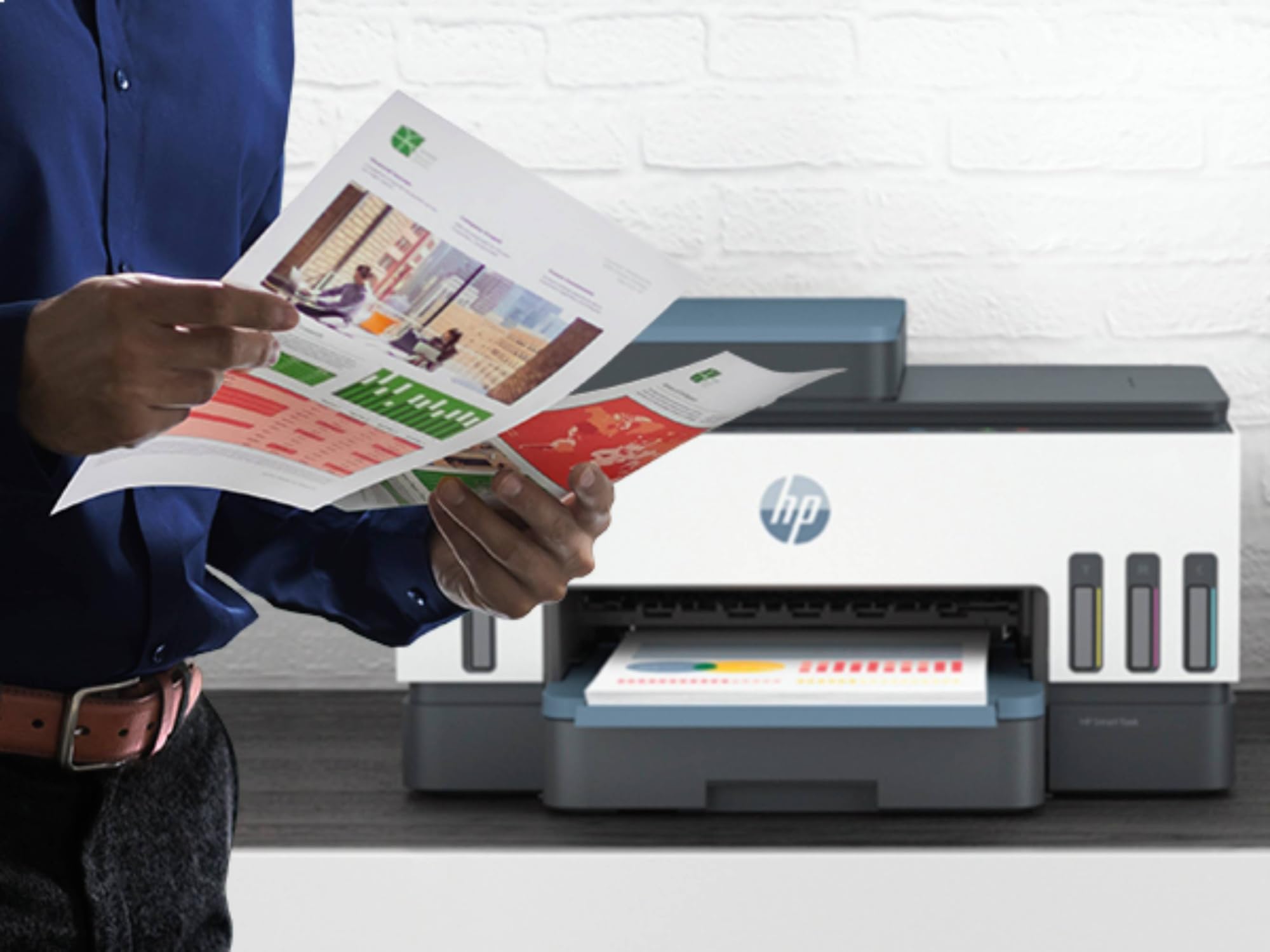 HP Smart Tank 7307 941P5A, Stampante multifunzione a colori con Serbatoi d’Inchiostro, Stampa Fronte/Retro Automatico, Scansione, ADF, 15 ppm, Casa e Piccolo Ufficio, Fino a 3 anni di stampa inclusi