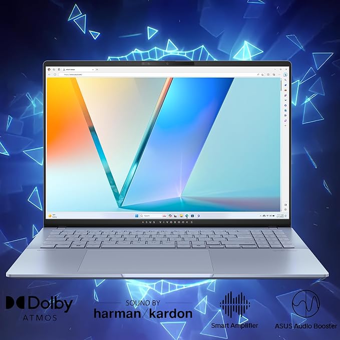 ASUS Vivobook S16 AI PC Laptop 16" OLED 120Hz Intel Core Ultra 9 32GB RAM 1TB SSD miniatura 9