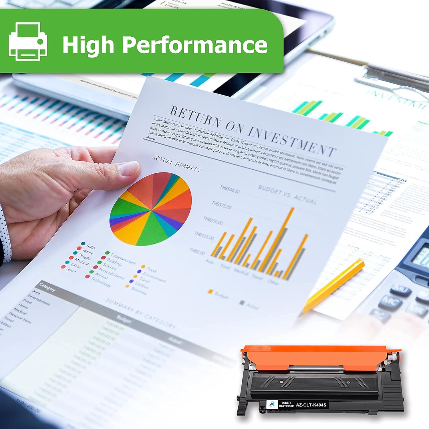 Aztech Compatible Toner Cartridge Replacement for HP 202A CF500A CF501A CF502A CF503A (Black, Cyan, Yellow, Magenta, 4-Packs)